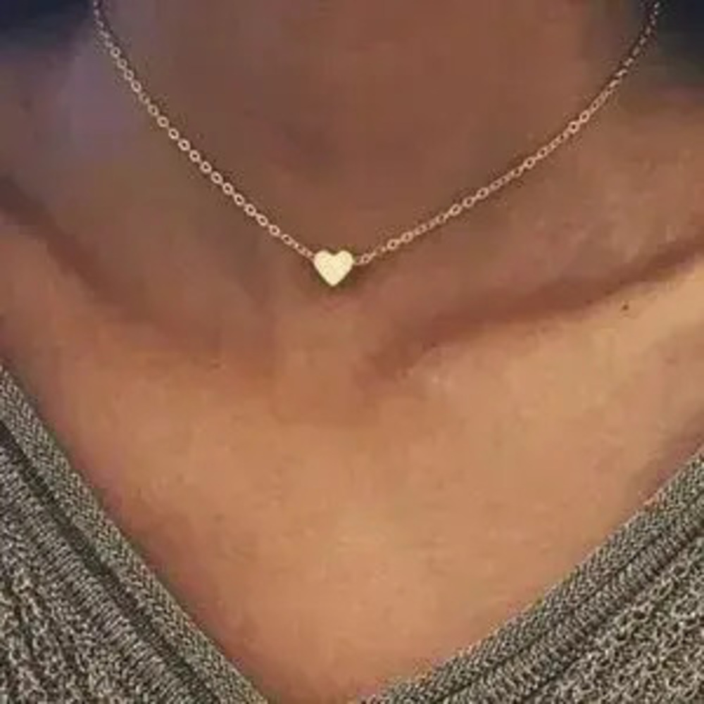 Simple Gold Filled Heart Necklace